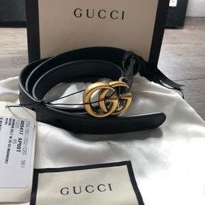 Leather Gucci Belt